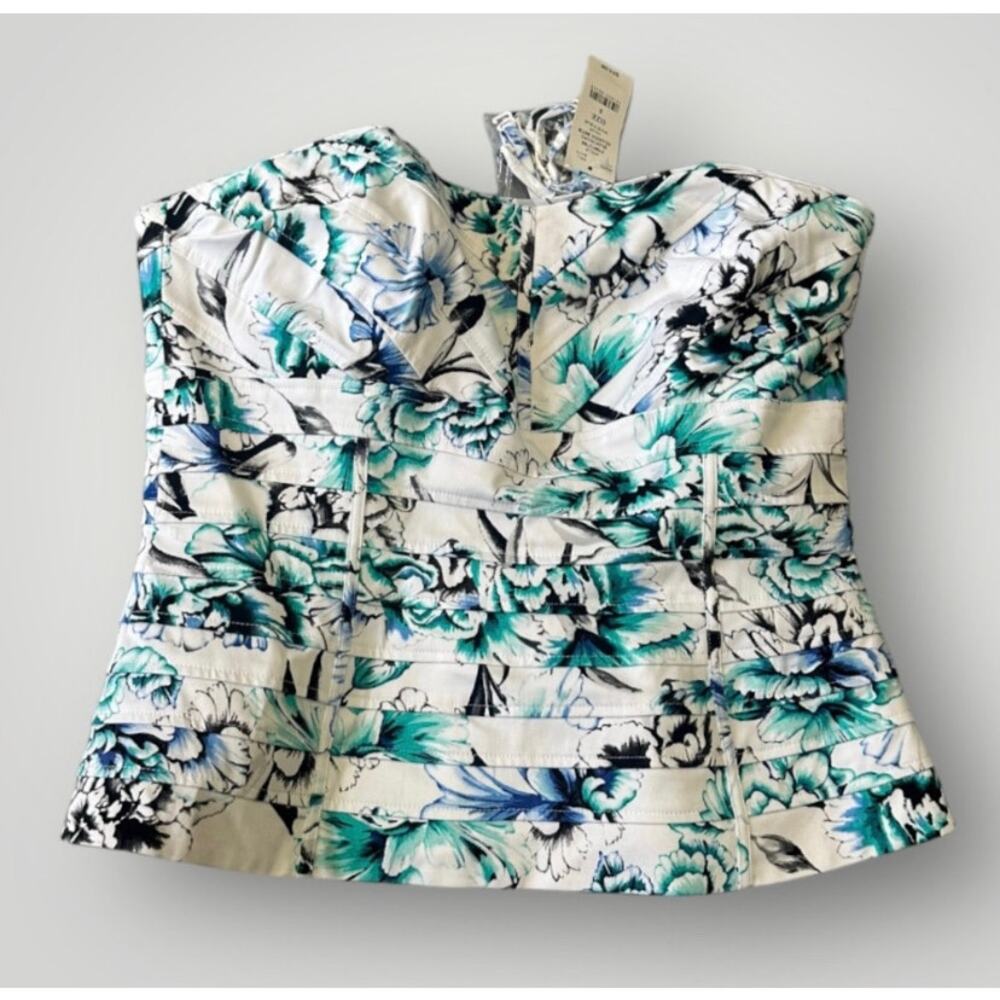 Floral Tube Top Blouse- Size 6